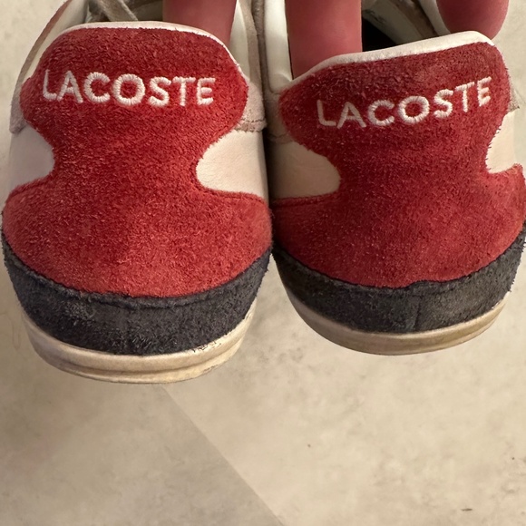 Men's Lacoste off white/blue/red style: Misano 15 LCR sneaker USA size 10 - Picture 4 of 7